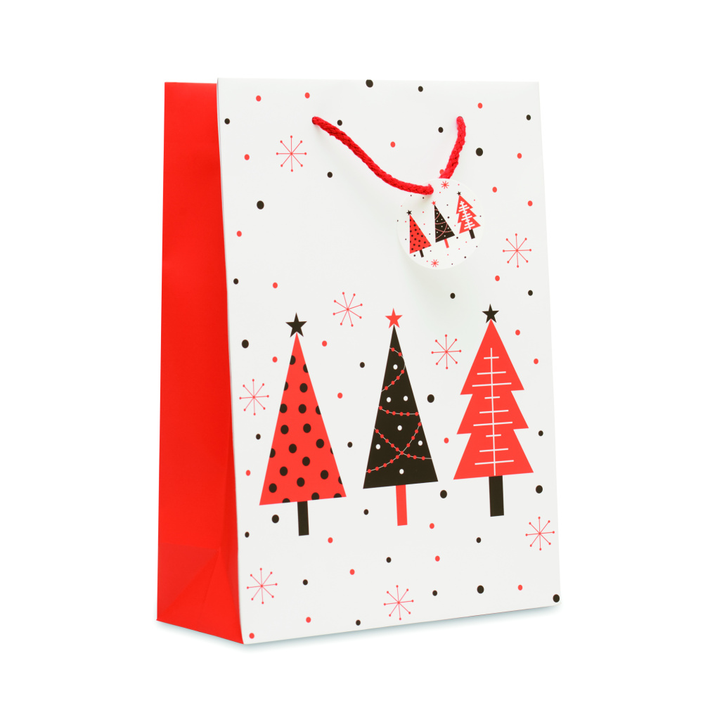 Logo trade promotional giveaway photo of: Gift paper bag large
